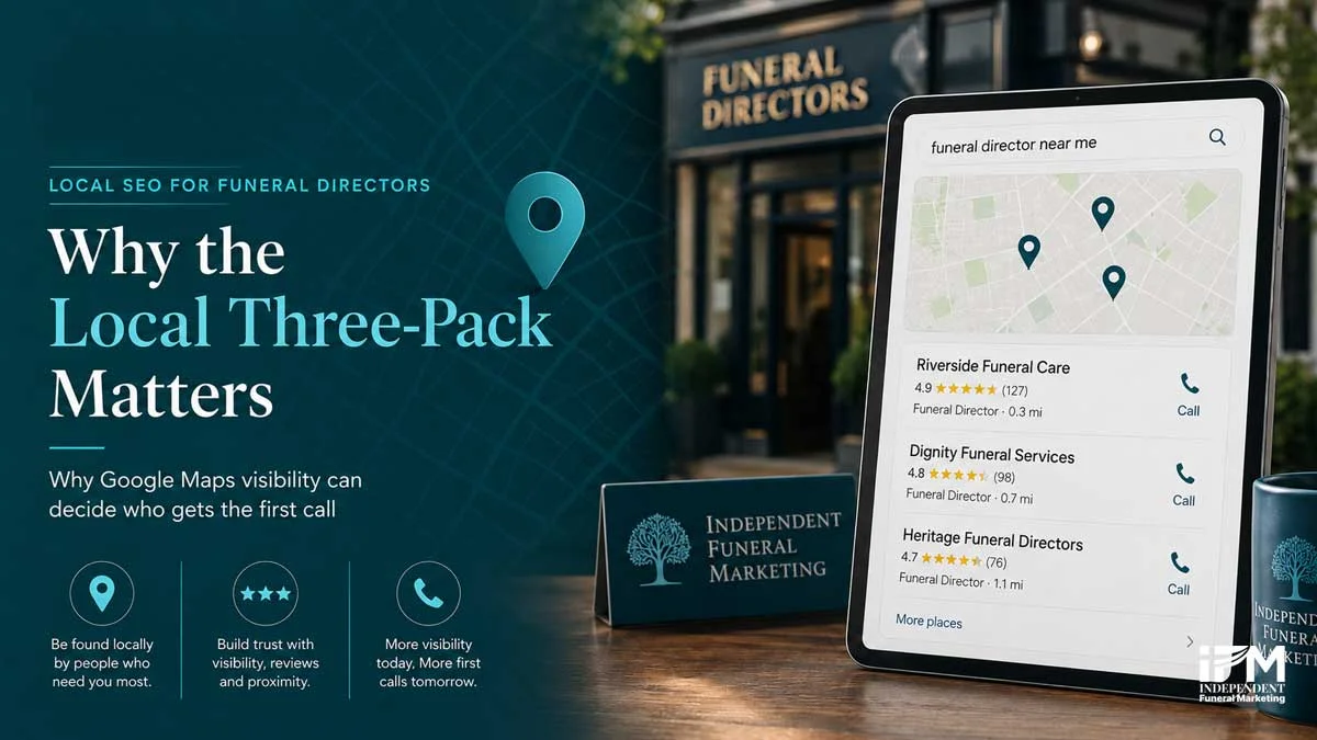 Why the Local Three-Pack Matters for Independent Funeral Directors