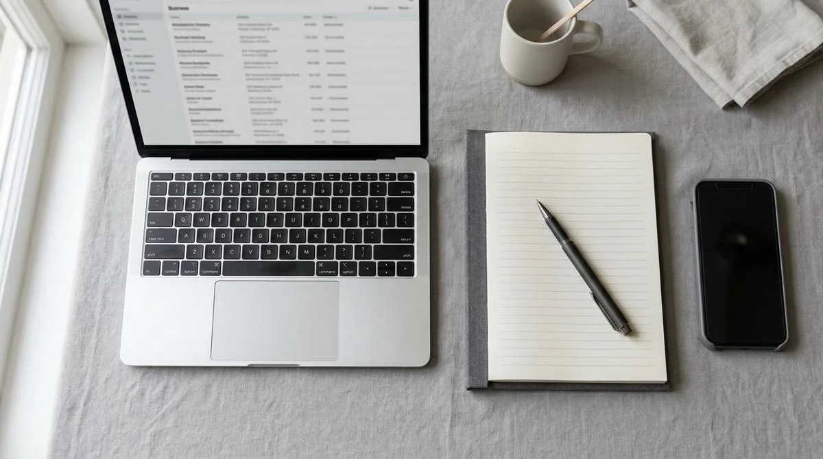 NAP consistency audit showing a funeral home listed correctly across Google Business Profile, Yell, FuneralGuide, and NAFD directory with matching name, address, and phone number