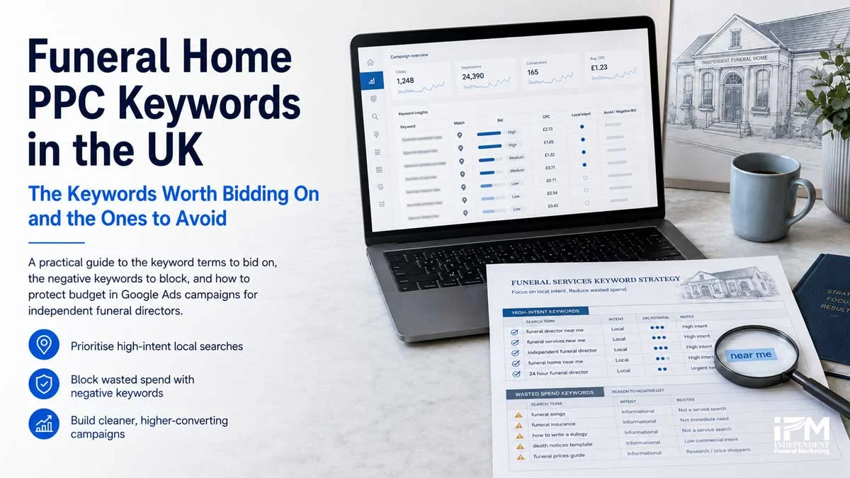 Funeral Home PPC Keywords in the UK: The Keywords Worth Bidding On (And the Ones to Avoid)