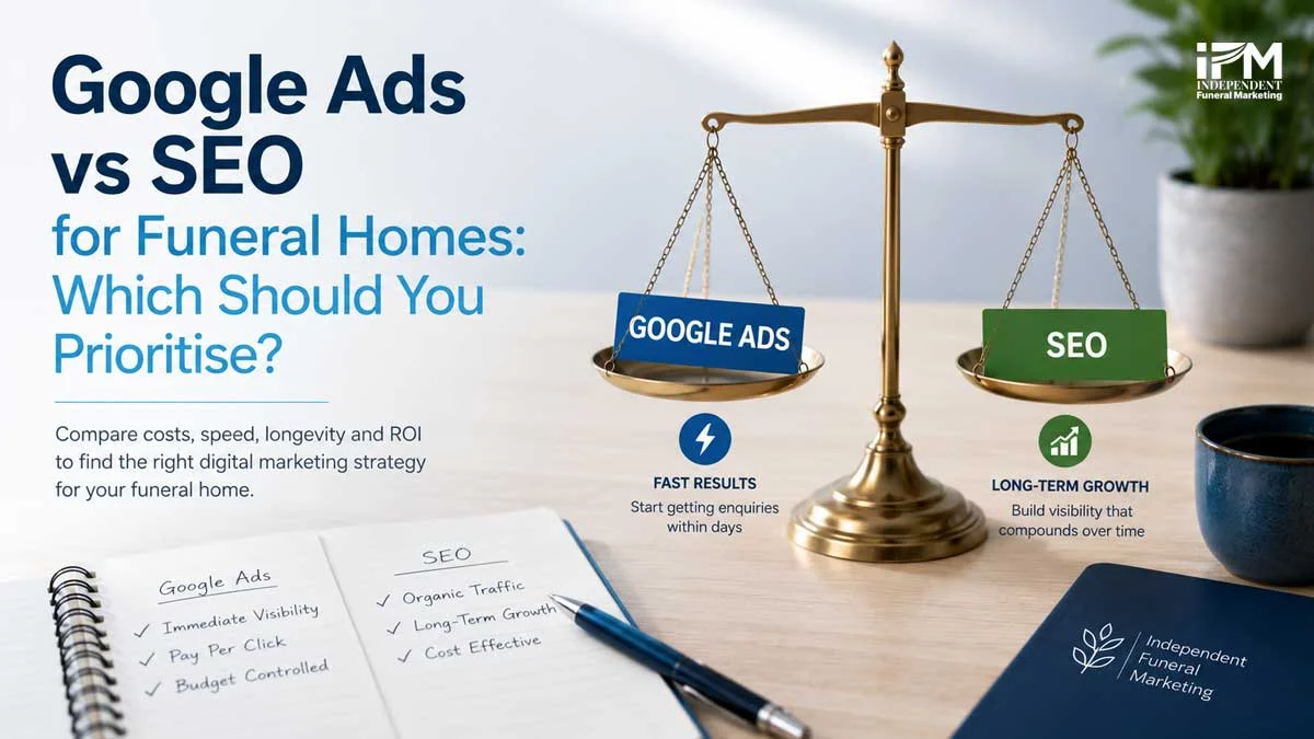 Google Ads vs SEO for Funeral Homes: Which Should You Prioritise?