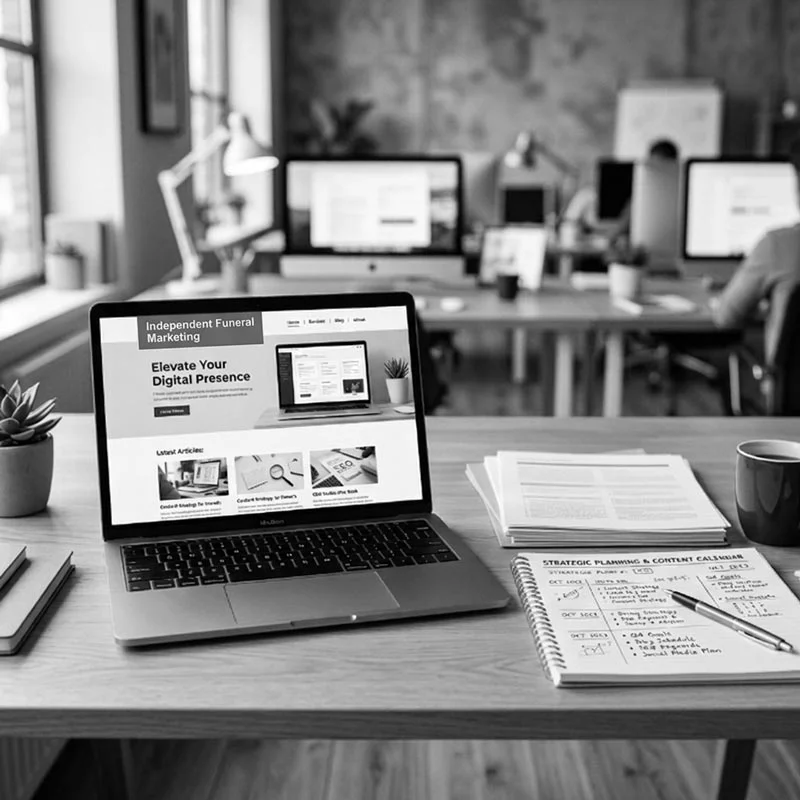 Funeral home content marketing strategy for independent funeral directors